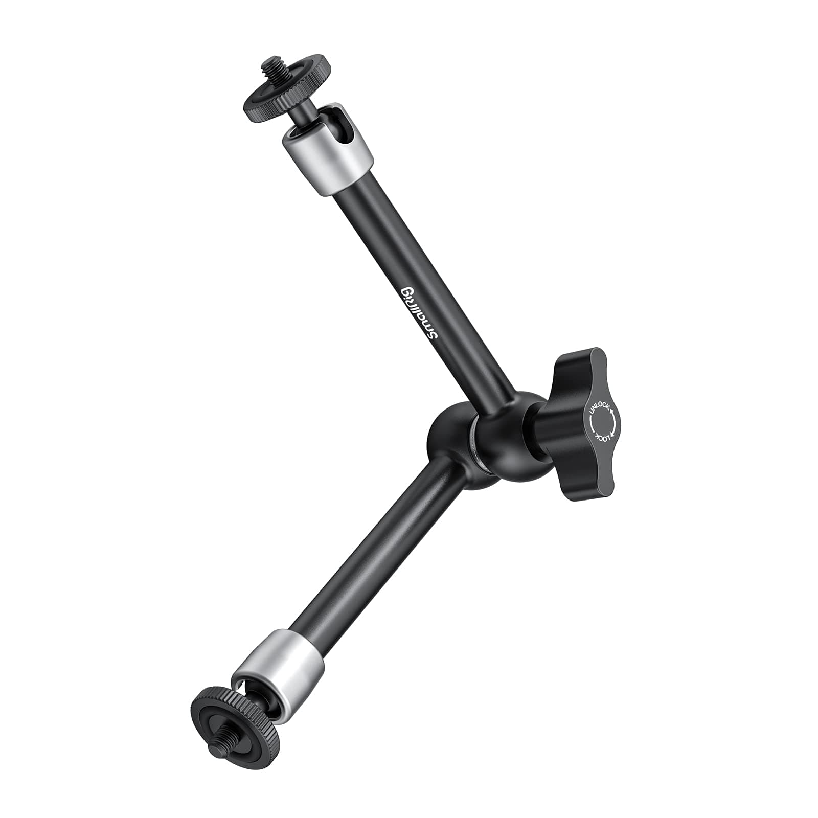 SmallRig 2066B Articulating Arm 9.8in – Adjustable Magic Arm with Dual Ball Heads, 1/4"-20 Screw Mount for Camera Monitor, LED Light, Microphone, DSLR Rig & Video Accessories