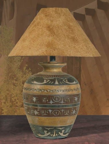 Haze Saddle Southwest Table Lamp 30"