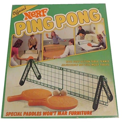 Official Nerf Ping Pong Set with Foam Balls