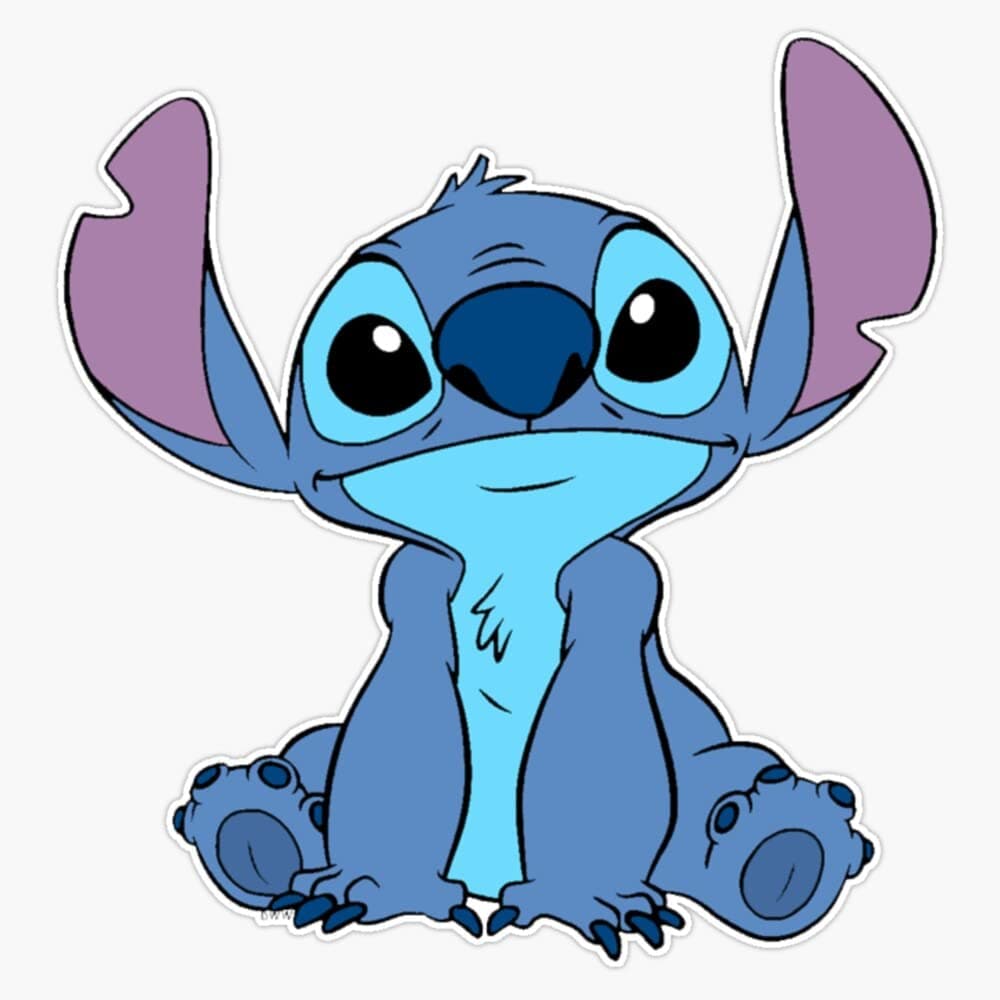 Stitch Bumper Sticker Vinyl Decal 5"