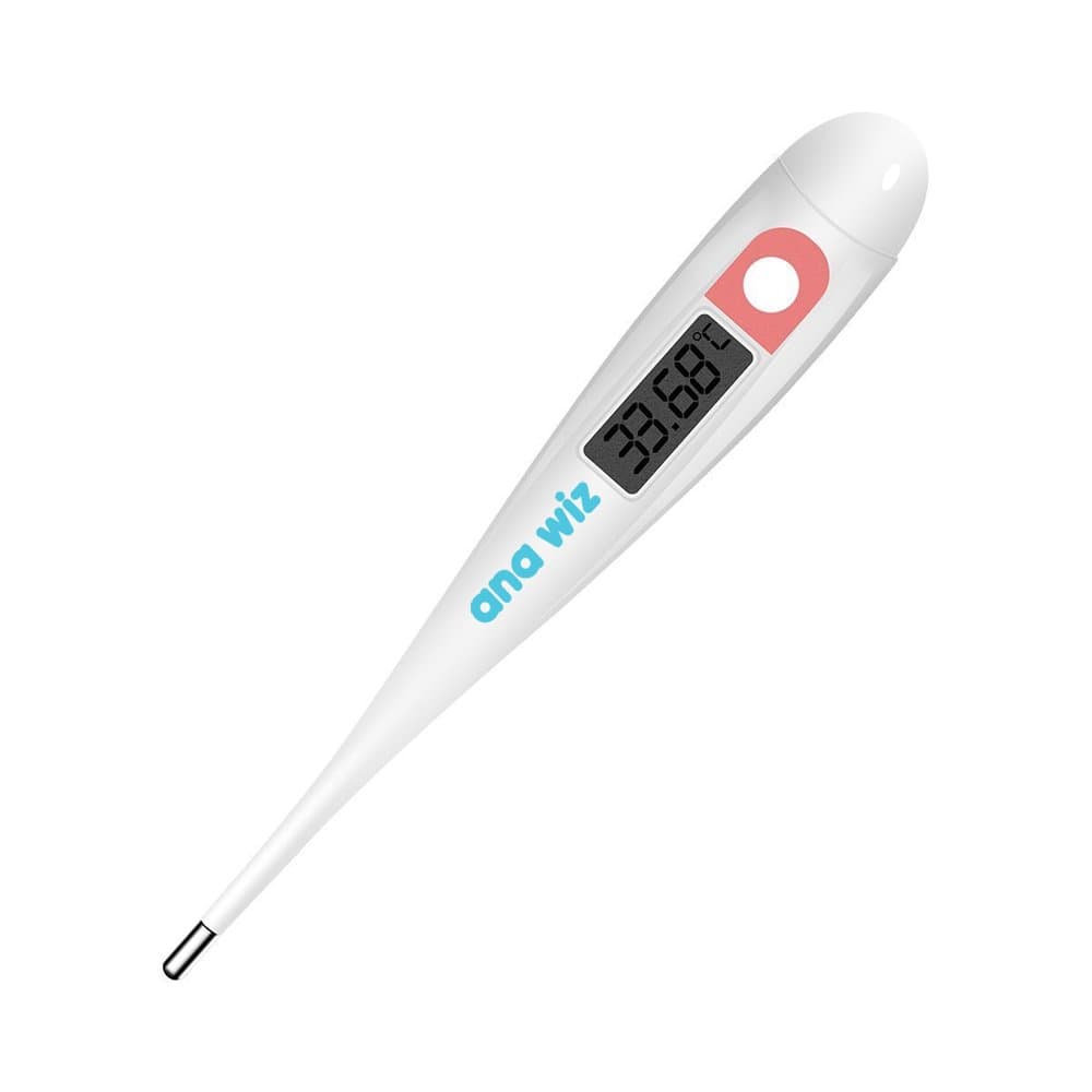 Ana Wiz Basal Body Thermometer Ovulation Test Thermometer (Celsius) + Case + BBT Fertility Chart