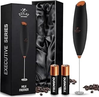 ZK ミルク泡立て器 OG No Stand - Execシリーズ - ブラック/コッパー - ギフトパッケージ - 2B