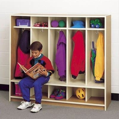 5-Section Children's Locker Color: Berry Blue