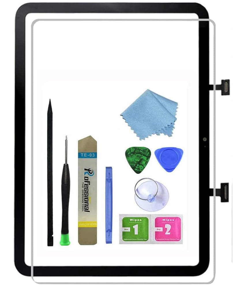 for iPad 10 10th Generation Screen Replacement Touch Digitizer Glass 10.9" 2022,for 10th Gen A2696 A2757 A2777 with Pre-Installed Adhesive,Tool Repair Kit