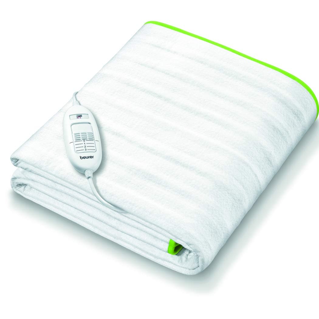 TS15 Ecologic+ Heated Underblanket | Double Electric Blanket with Elastic Straps for a Non-Slip fit it to Your Mattress | Easy-to-use | Machine Washable | Soft and Breathable | Size 152x122cm| TC - 100