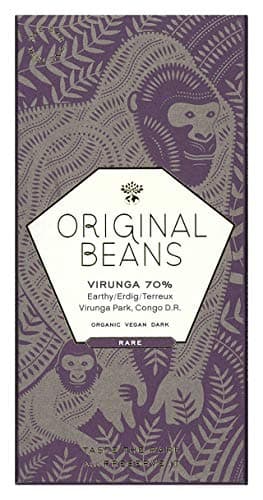 Original Beans, Cru Virunga 70% Dark Chocolate bar