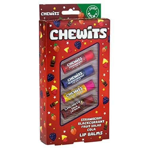 Retro Sweet Flavoured Lip Balms 4 Pack - Chewits