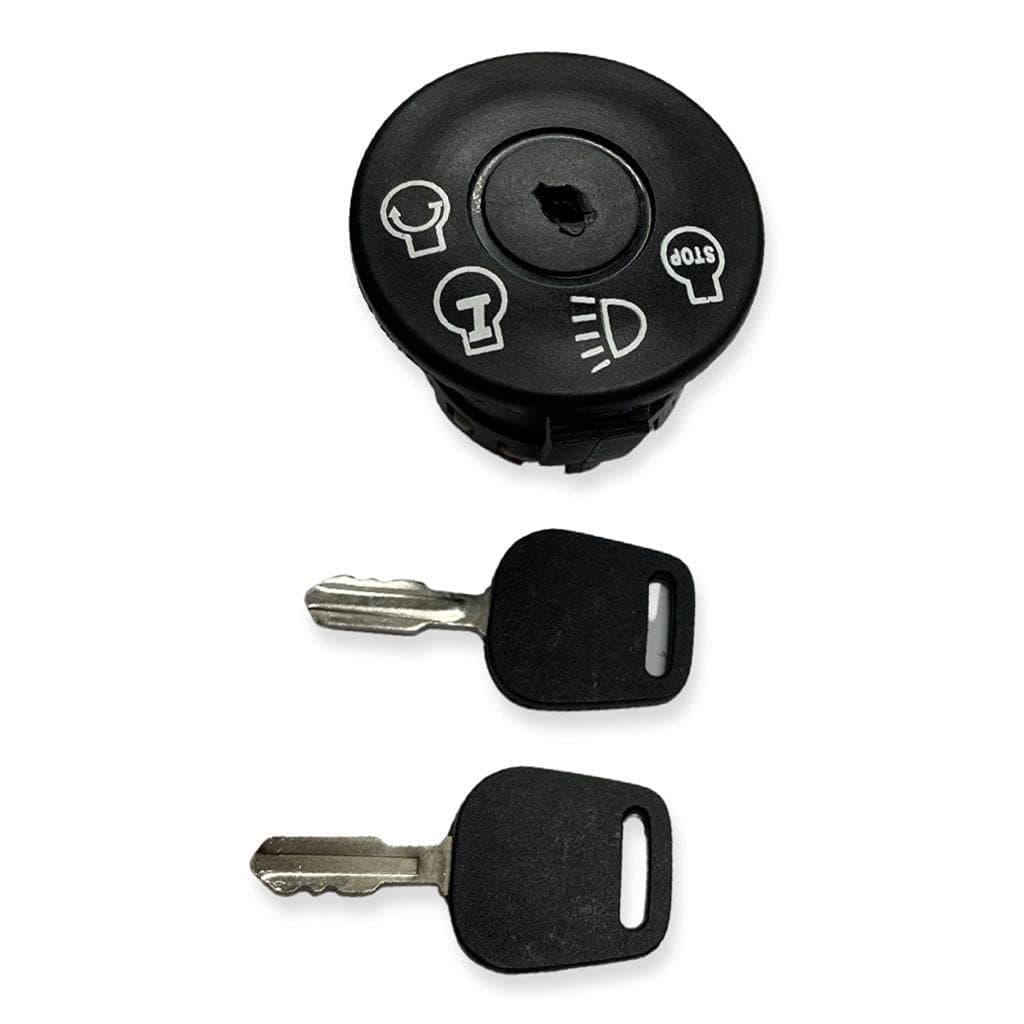 VIRTIONZ MWIRE Ignition Switch with Two Keys 4-Position 7-Terminals Compatible with Husqvarna Craftsman Dixon Cub Cadet 532175566 175566 GY20074