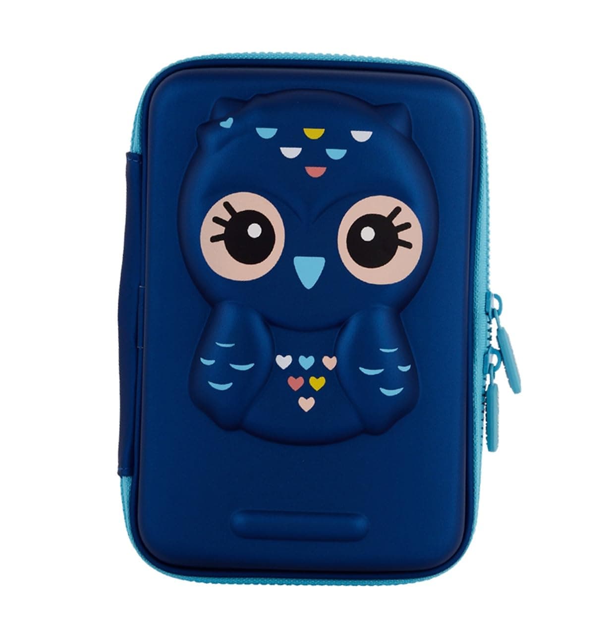 Multipurpose Cartoon Art Blue Pencil Case