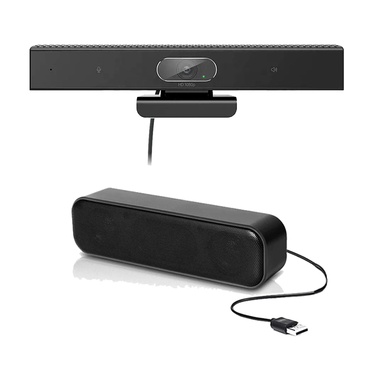 Professional HD 1080P Webcam | USB Soundbar | Bundle Package | Compatible with GoWall