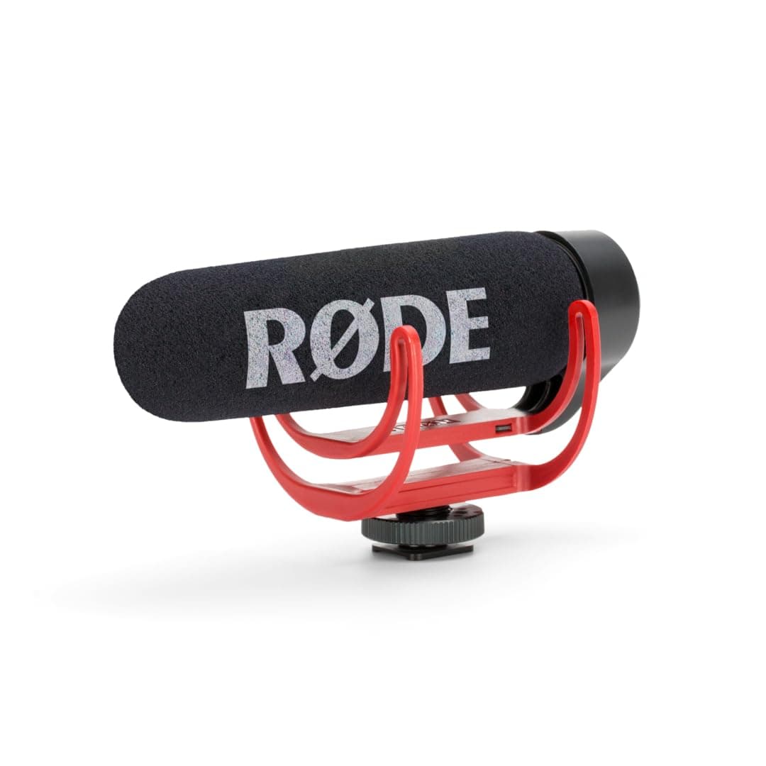 Rode Videomic Go Lightweight On Camera Microphone With Integrated Rycote Shockmount, Multicolored