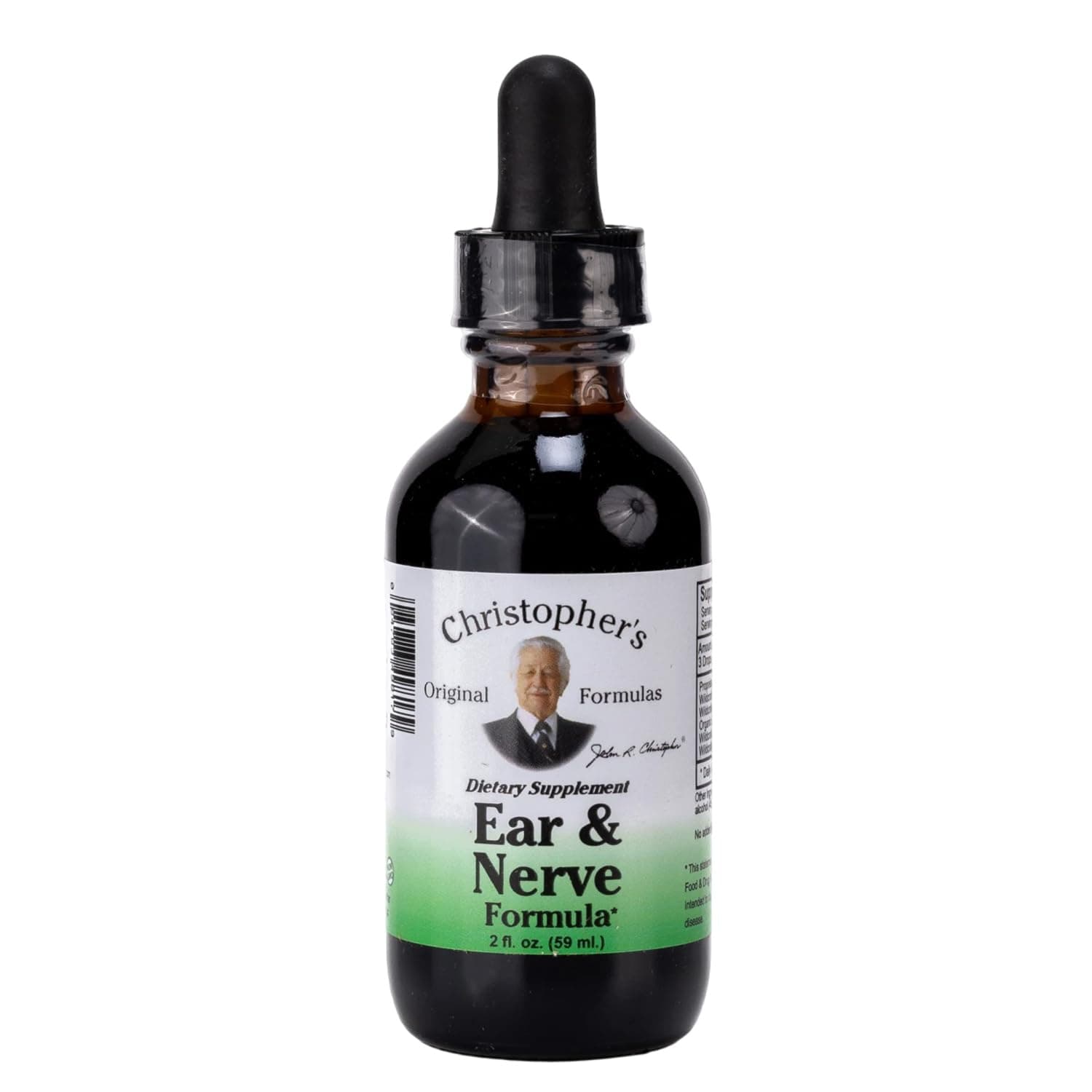 - Christopher's Original Formulas Ear and Nerve Extract, Nervous System Support, 2 fl oz