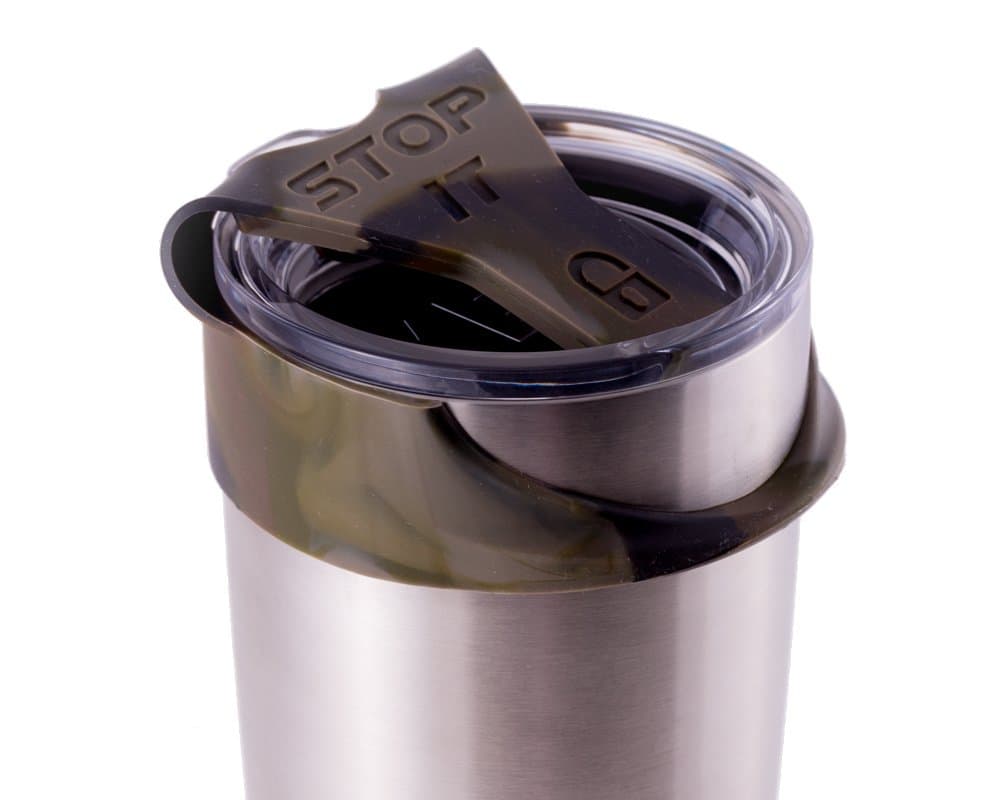 STOP IT - Make Your Original YETI Lid Leak Proof (see image for fit) - 20oz, Camo
