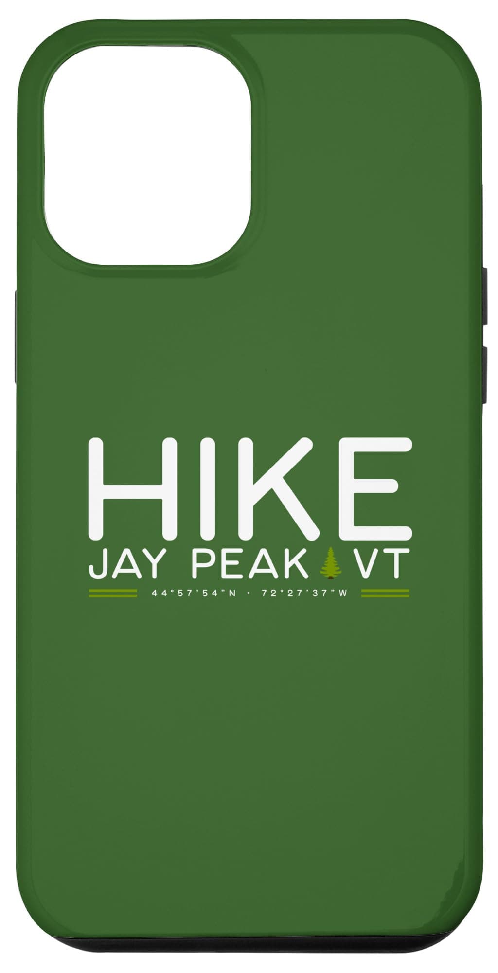 iPhone 15 Plus Jay Peak Vermont VT Hike Tree Graphic Case