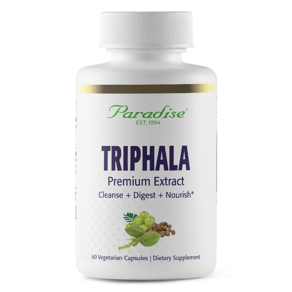 Paradise Herbs, Triphala, 60 Vegetarian Capsule