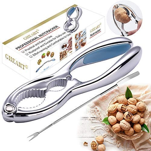 Seafood Cracker Tools Set Lobster Crab Leg Nut Crackers and Picks Walnut Pecan Pliers Metal Opener Tool Heavy Duty with Non-slip Handle