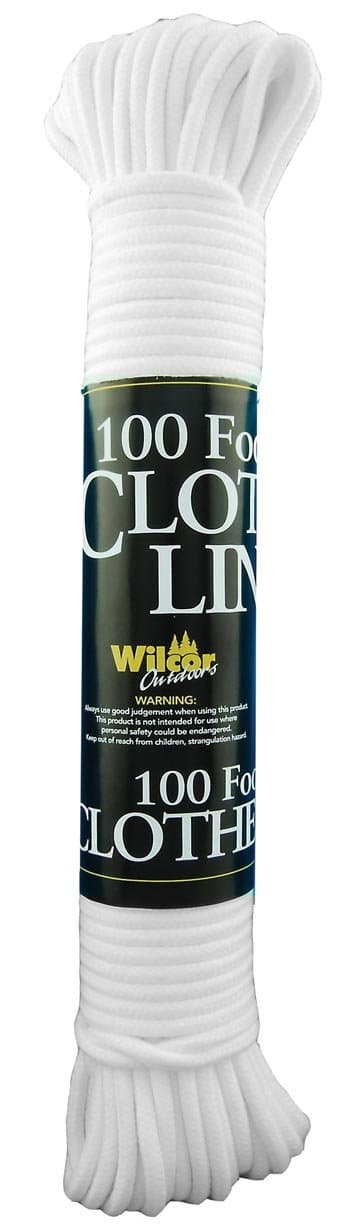 100ft Cotton Diamond Braided Clothes Line Rope