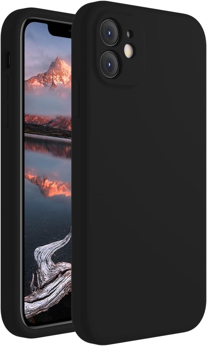 EMODIL iPhone 11 Case - Black, Slim Fit, Soft Back, TPU Cover, Flexible Silicone, Matte Finish