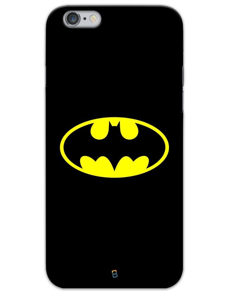 myPhoneMate Batman Logo Designer Printed Hard Matte Mobile Case Back Cover for iPhone 6/6S