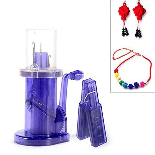 Hand Knitting Machine Plastic Spool Knitter Wool Winder Crafts DIY Bracelet Weave Tools