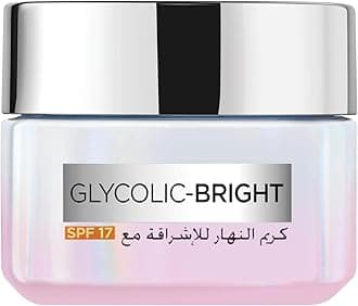Glycolic Bright Day Cream with SPF 17, 50ml |Skin Brightening Cream with Glycolic Acid that Visbily Minimizes Spots & Reveals Even Toned Skin