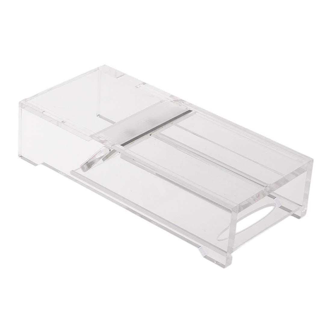 FantasyDay Multi-function Acrylic Practical Adjustable Soap Cutter Drawer Box Soap Beveler Planer Soap Trimming Tool for Handmade Soaps and Candles Trimming DIY Craft Soap Making Kitchen Tool