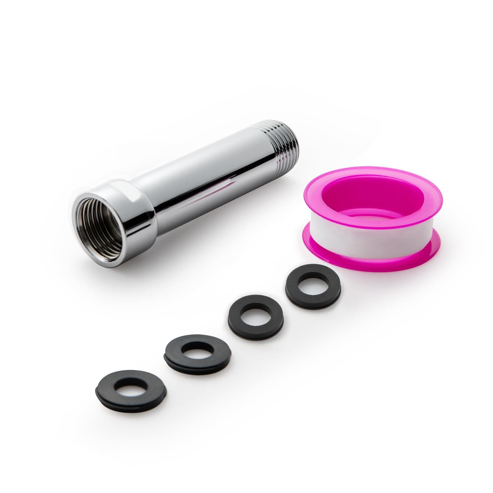 OFFO Shower Arm Extension for Fixed Shower Head, 304 Stainless Steel, 7.6cm Chrome