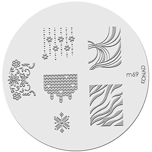 Konad Stamping Nail Art Image Plate - M69