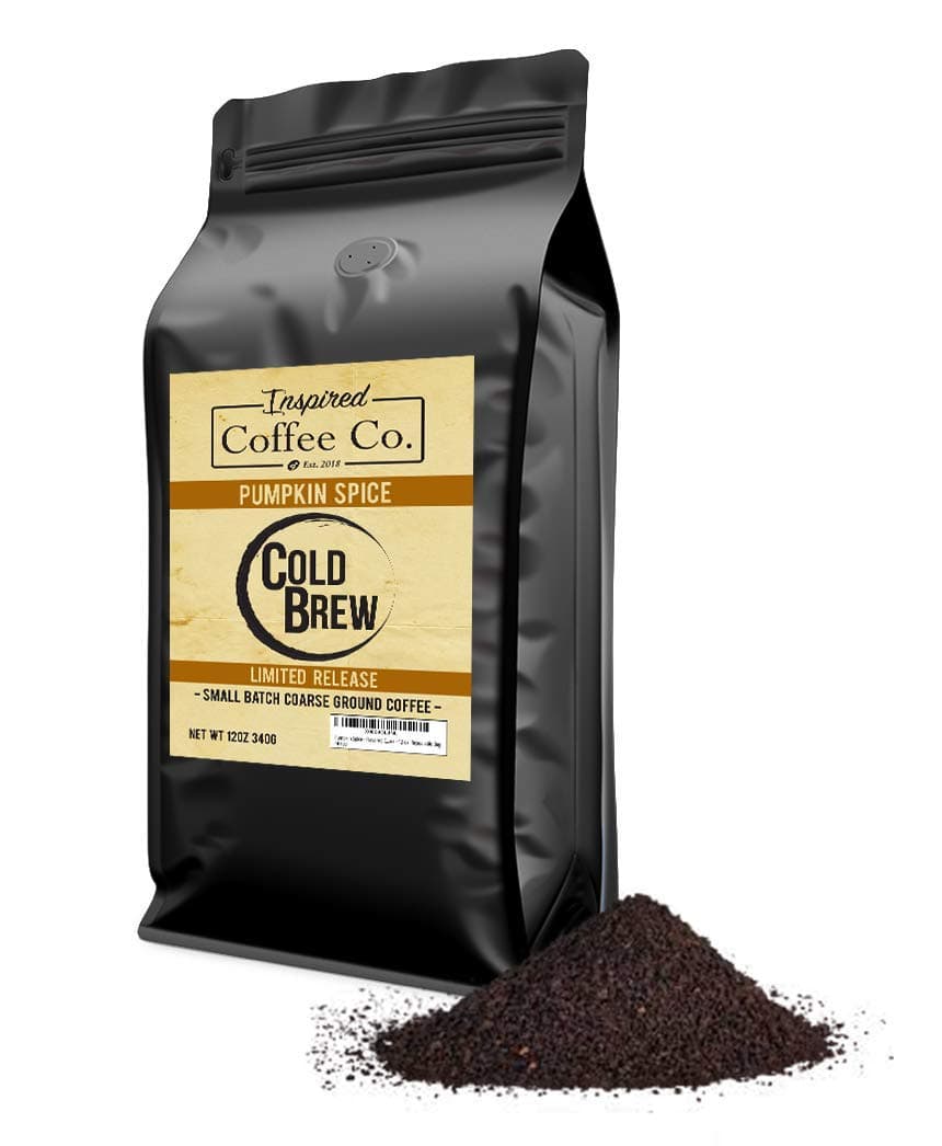Pumpkin Spice - Flavored Cold Brew Coffee Grounds - Inspired Coffee Co