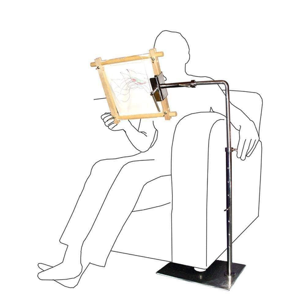 Workstand with Side Clamp - Powder Coated Silver Grey