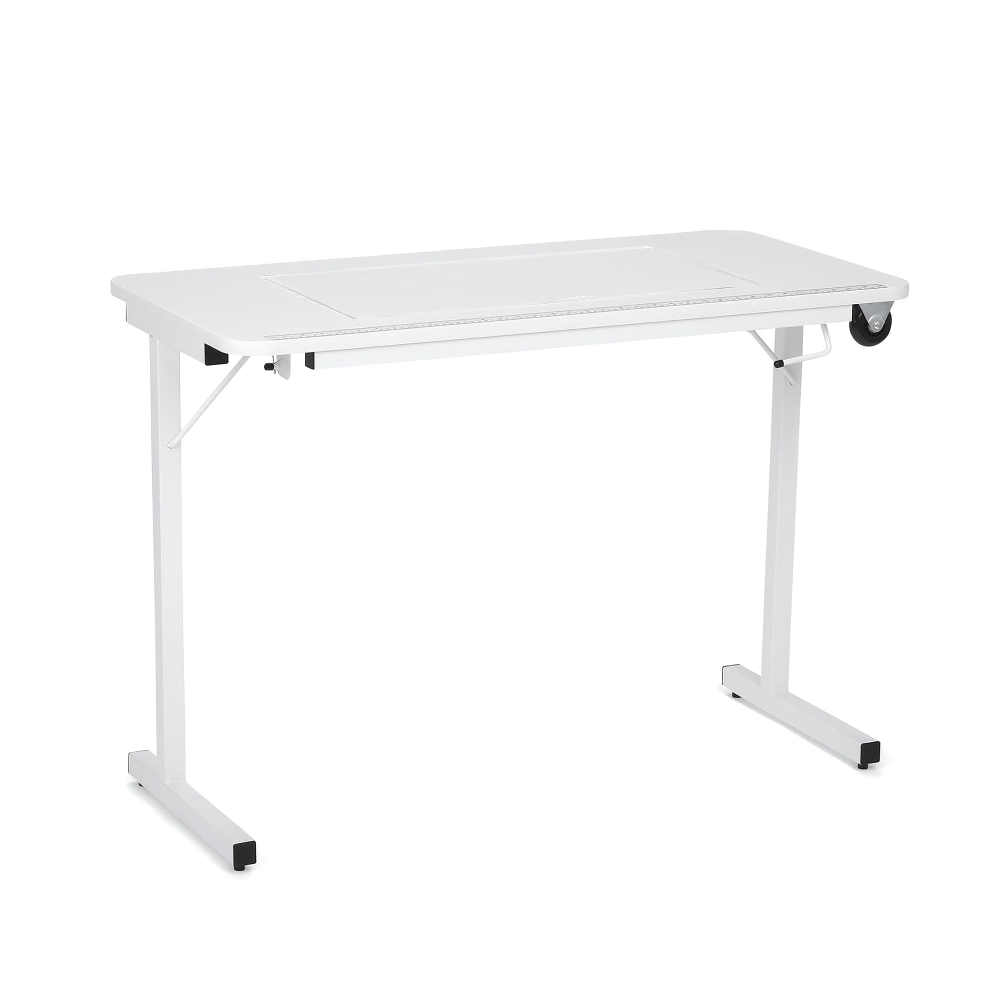 Craft and Hobby Table Fully Assembled White 101.5 x 50 x 71.5cm | Arrow GIDGET2