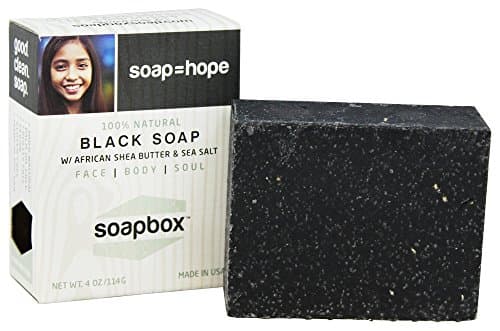 SoapBox Soaps All-Natural Bar Soap - Black - 4 oz