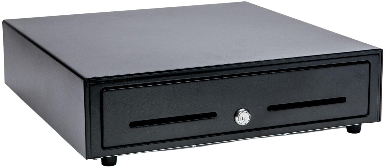 Star Micronics CD3-1616 4 Bill / 8 Coin Value Series Cash Drawer for Canadian Currency with 2 Media Slots and Included Cable (16" x 16") - Black