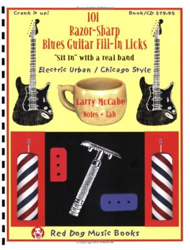 101 Razor-Sharp Blues Guitar Fill-In Licks (Book and CD) (Red Dog Music Books Razor-Sharp Blues Guitar Series) Spiral-bound – May 10, 2007