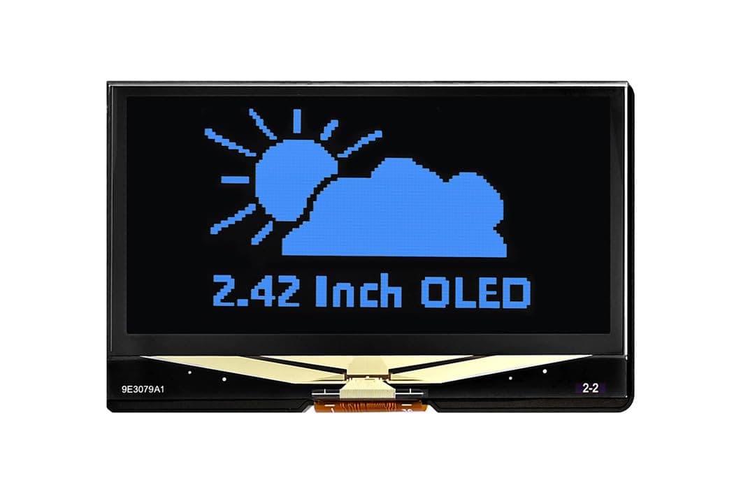 2.42inch OLED Display Module - 128x64 Resolution, SPI/I2C Communication, Compatible with Raspberry Pi, Arduino, SSD1309 Driver Chip (Blue)
