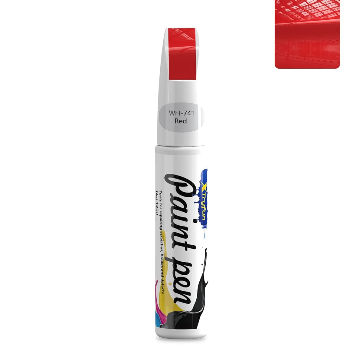 Touch Up Paint for Cars (Red)