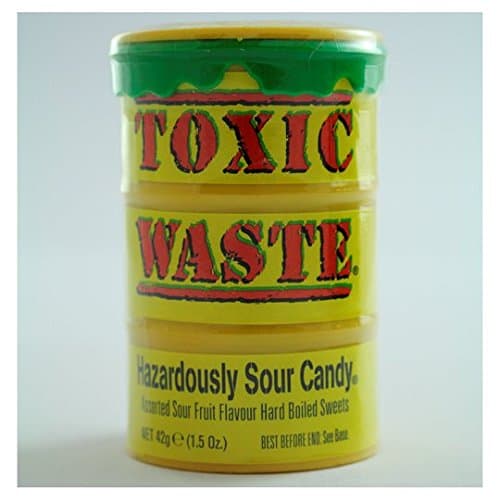 Toxic Waste Sour Candy Drum 42G