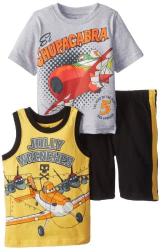 Disney Boys' 3 Pieces Planes Short Set