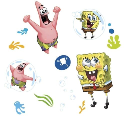 Spongebob Squarepants Stickers 42pc Bubbly Fun Decals