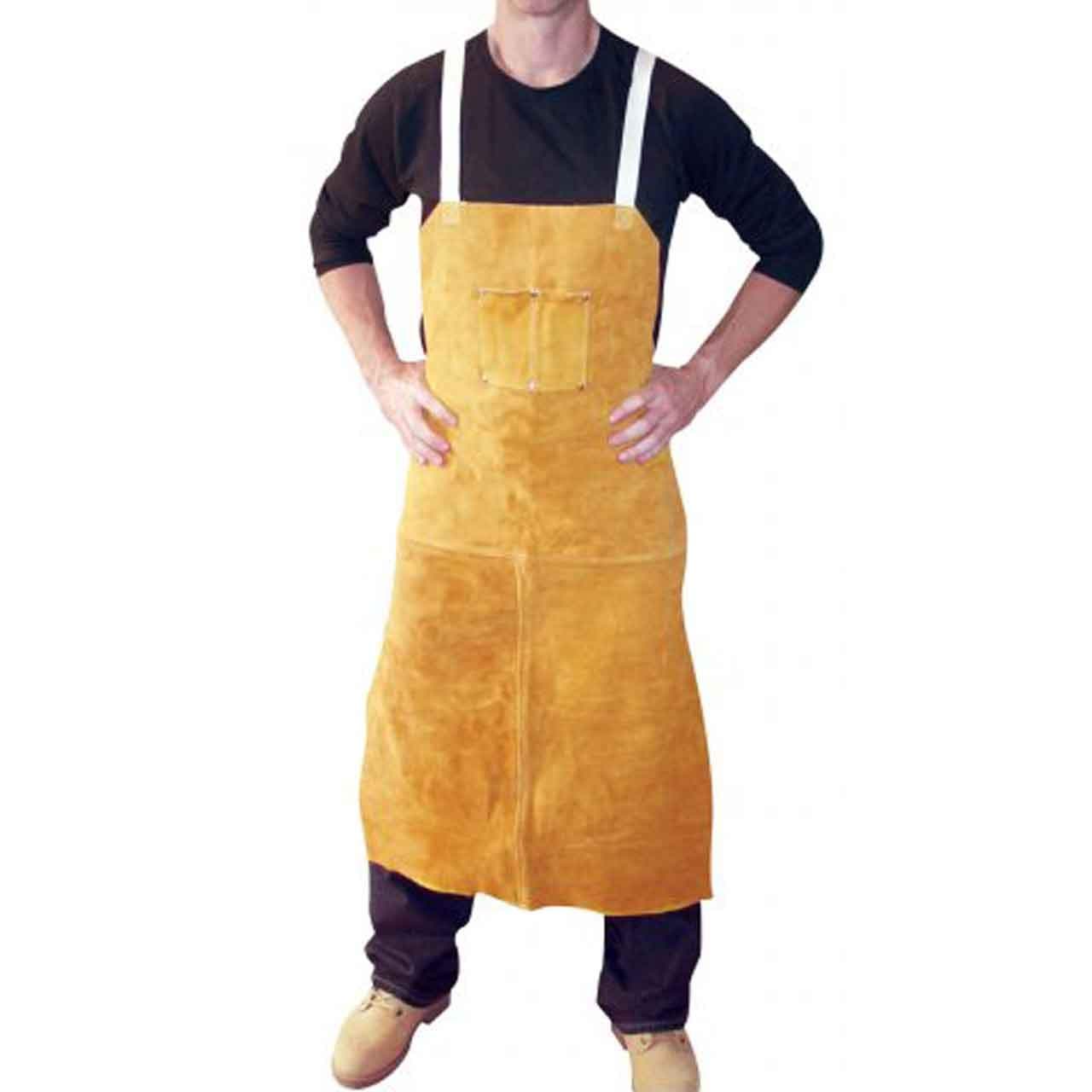Tillman 4242 24" X 42" Premium Side Split Cowhide Bib Apron
