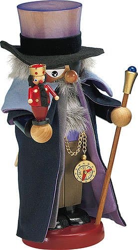 German Christmas Nutcracker Drosselmeyer - 30cm / 11,5 inch - Authentic German Erzgebirge Nutcrackers