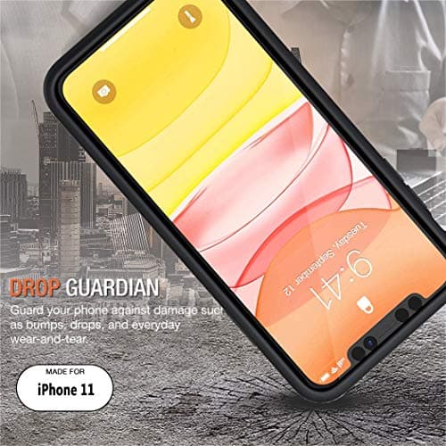 Euhan 6000mAh Ultra Thin Rechargeable Portable Power Charging Case for iPhone 11 (6.1 inch) Extended Battery Pack Power Bank Charger Case (Black)