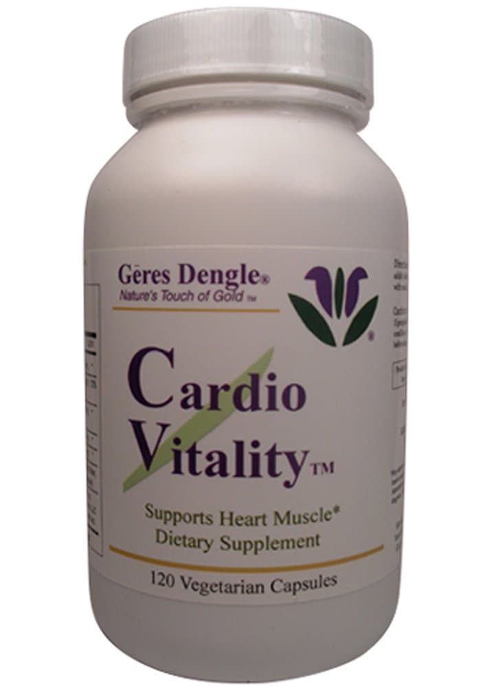 Geres Dengle® Cardio Vitality(TM) Support for Optimal Heart Function. 120 Vegetarian Capsules. (1)