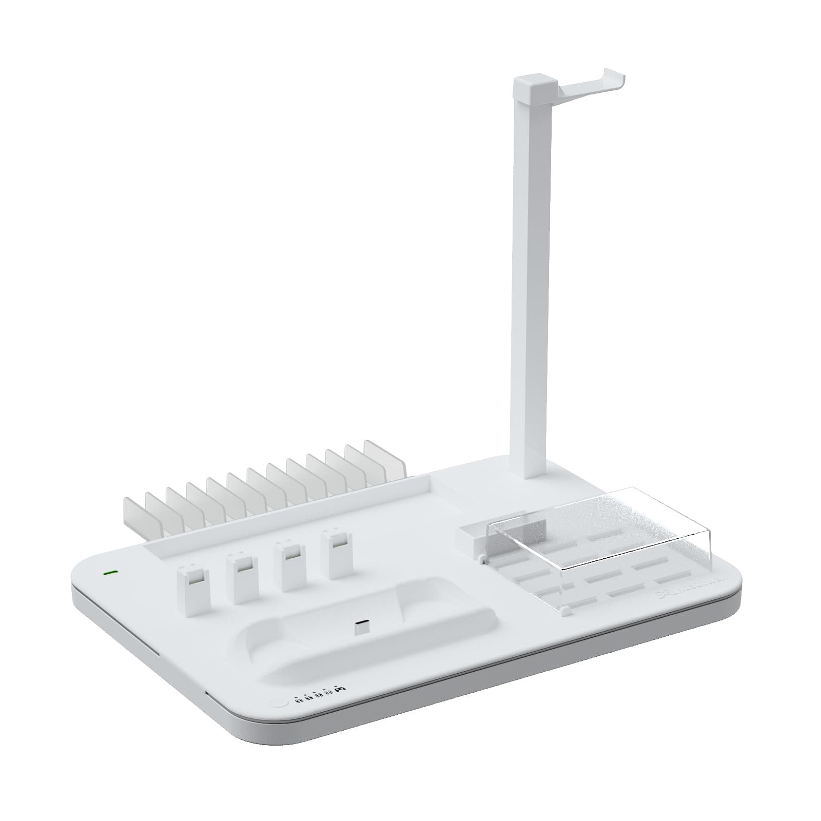 Hosanwell Switch Controller Charging Dock Station with RGB Light, Game Organizer Station & OLED Joycons, Mounts, Brackets & Stands for Games, TV Dock, Pro Controller