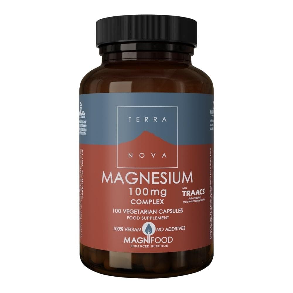 TERRANOVA Organic Magnesium 100Mg Complex, 100 CT