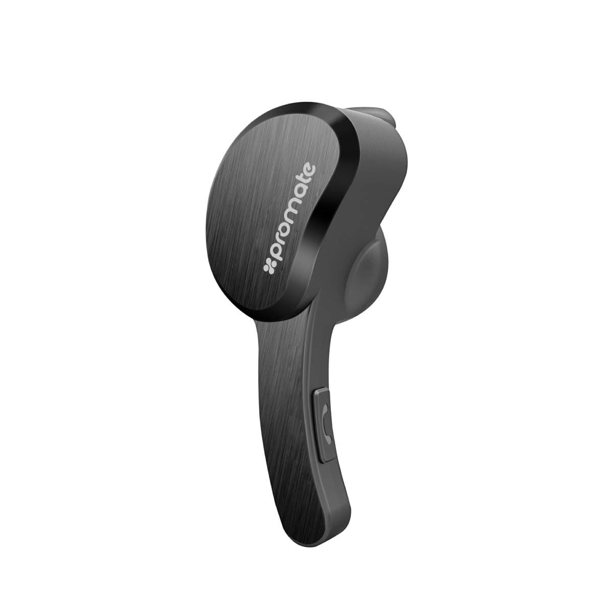 Promate Aural.Black Wireless Headphone, Mono Small Hands-Free Bluetooth Earphones Wireless Multi-Point Pairing Headset With Mic For Running Music Iphone 7, Samsung S8 / S8+, Aural Black