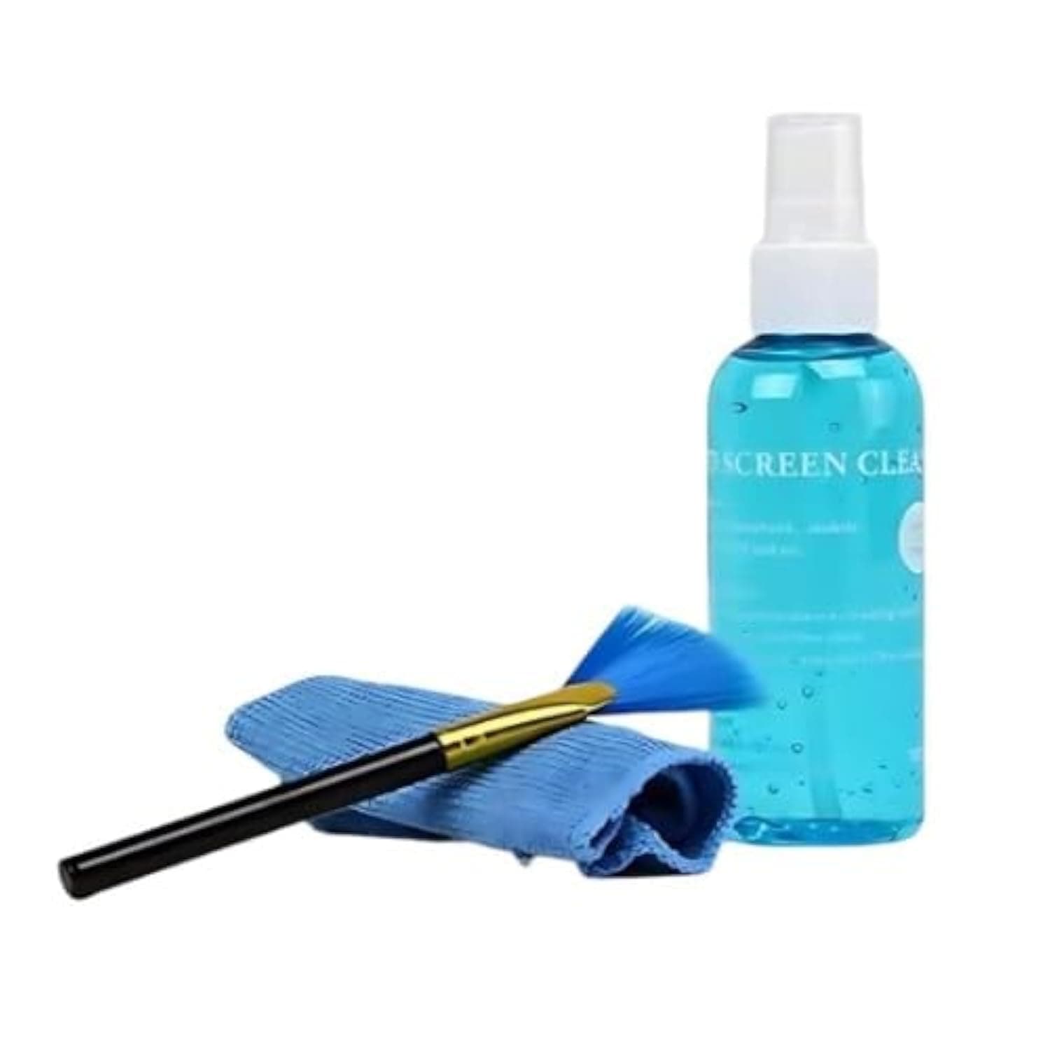 Professional Clean Pro 3 in 1 Multi-Purpose LCD Cleaning Kit with Cloth | Brush | Liquid Solution for Cameras | Binoculars | Laptops |PC Monitors