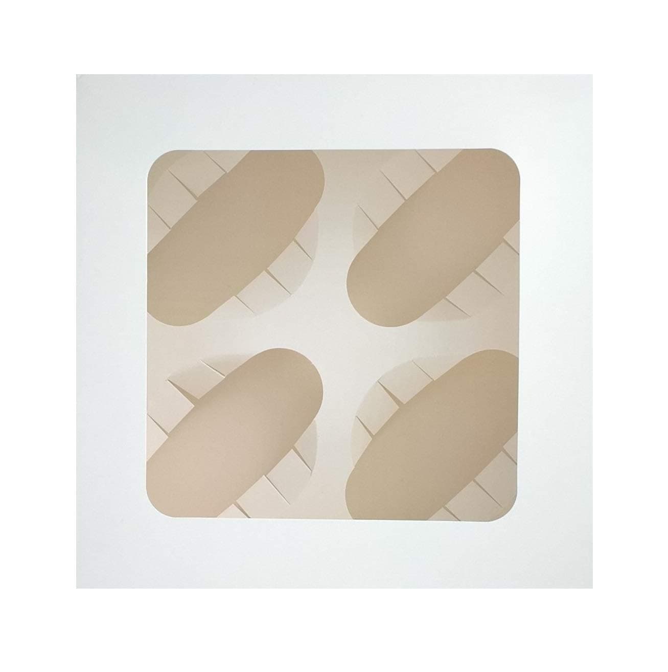 20 x Tyvos 4-Hole White Cupcake Boxes