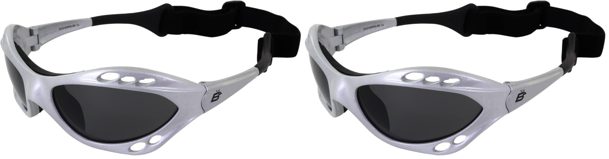 Birdz Eyewear SeaHawk Sunglasses w/ Silver Frame