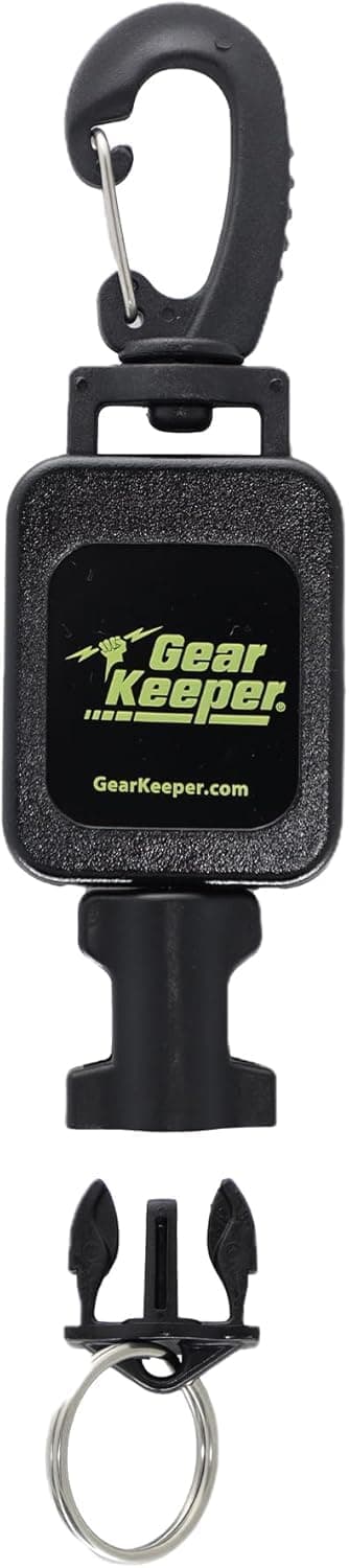 Gear Keeper Hammerhead Industries Medium Scuba Flashlight Retractor RT4-5914 - Features Heavy-Duty Swiveling Snap Clip Mount with Q/C-II Split Ring Accessory